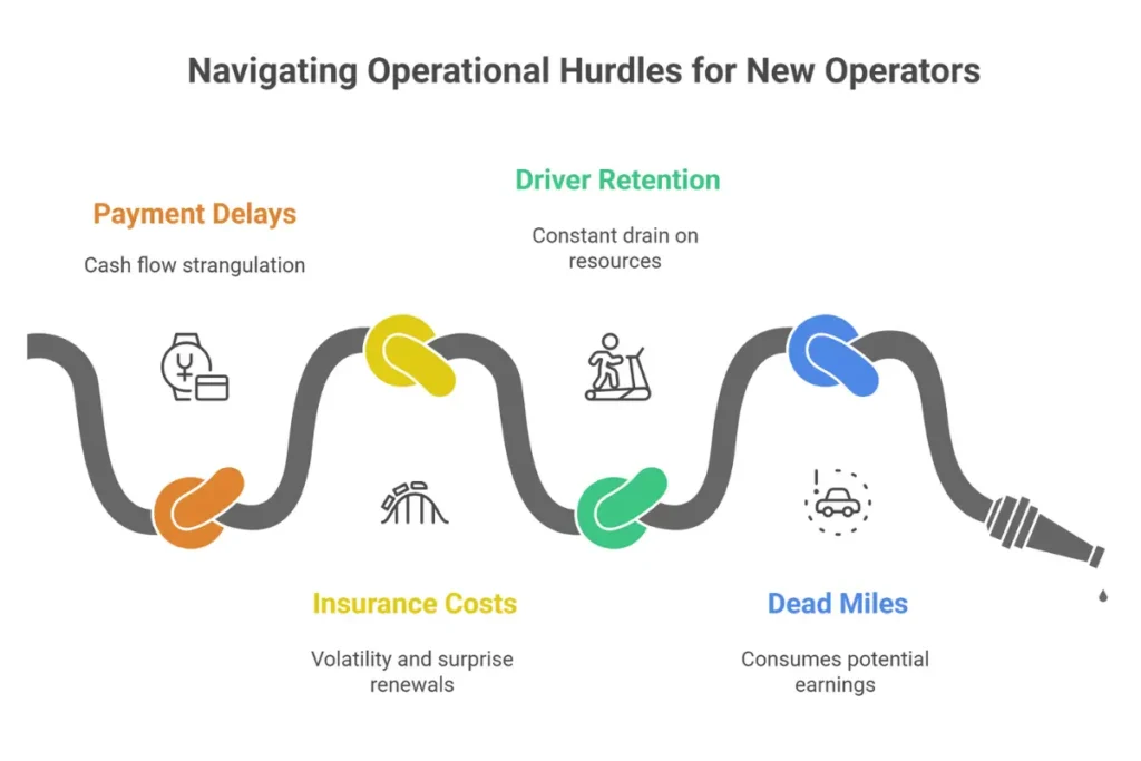 Common NEMT business challenges infographic