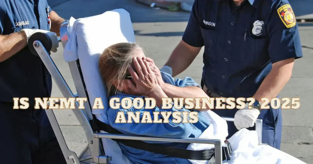 NEMT driver helping elderly patient into wheelchair van