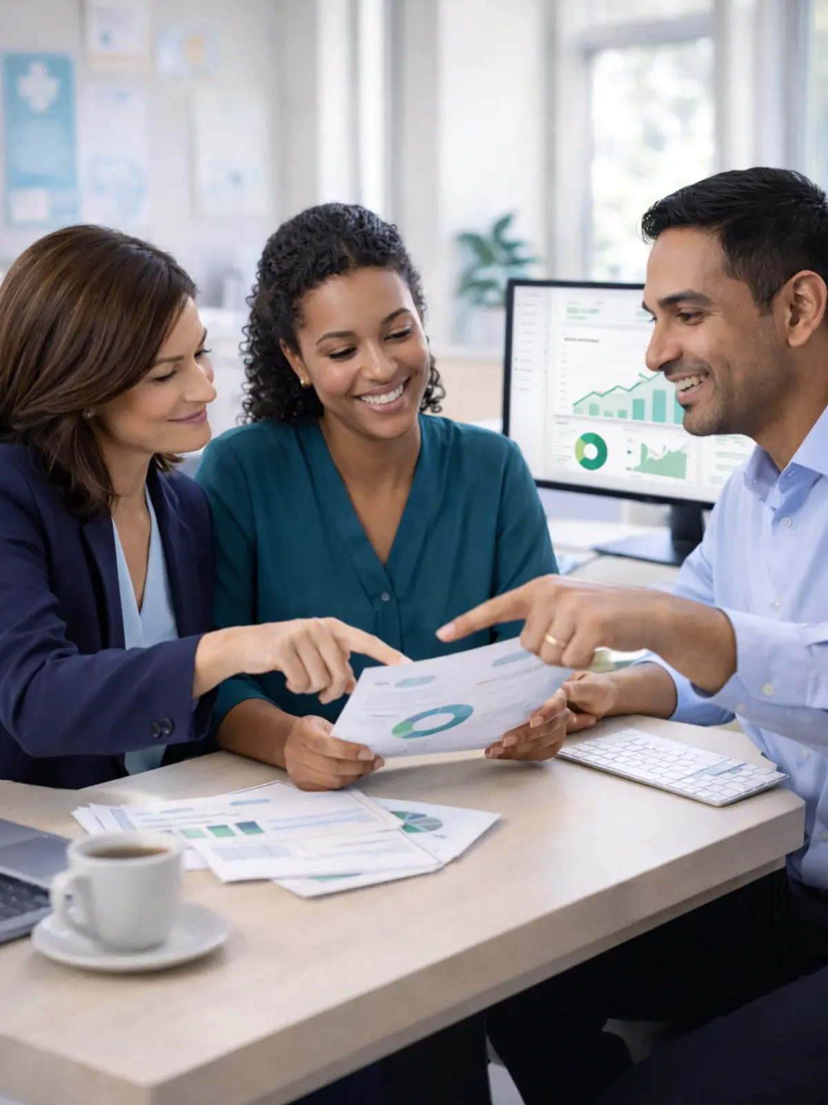 Healthcare physician focused on patient care with medical billing handled by professional billing services