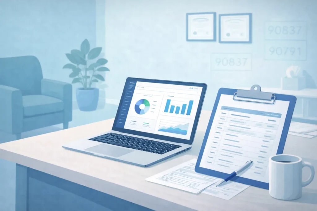 Mental health billing codes 2026 complete guide — CPT codes, ICD-10, and modifiers for behavioral health practices