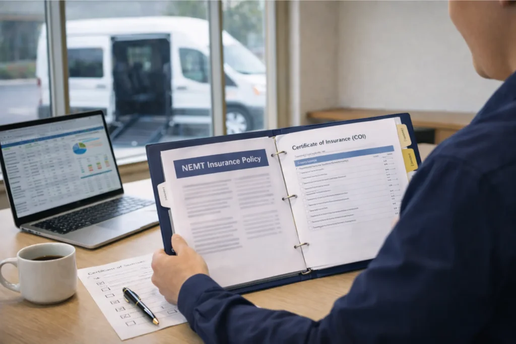 NEMT insurance guide 2026 — complete coverage, cost and requirements for non-emergency medical transportation operators