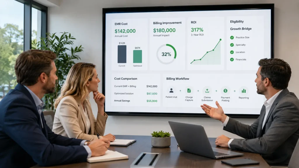 MASE Growth Bridge OTP EMR ROI and pricing model for eligible methadone clinics