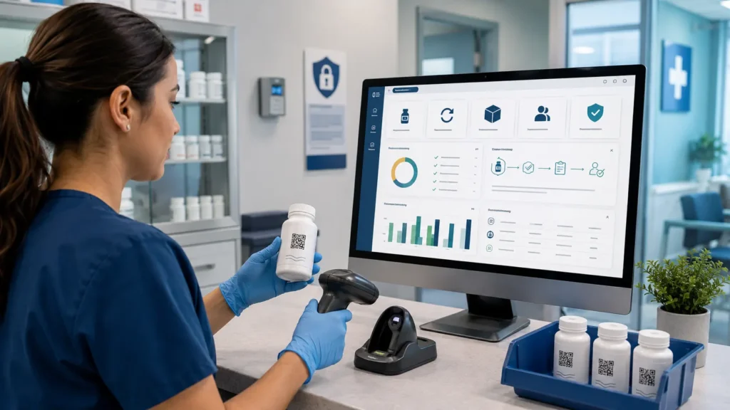 Automated callback workflow for methadone clinic diversion control and bottle counts